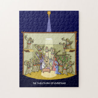 Puzzle 12ème Jour de casse-tête de Noël (12 batteurs)