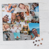 Puzzle 14 Haphazardly Overlapping Photos Collage Modèle