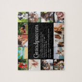Puzzle 14 Photo Meilleur Grand-Parents Jamais Définition (Vertical)