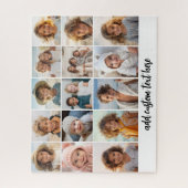 Puzzle 15 Grille de collage photo - Texte de script - noi (Vertical)