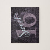 Puzzle 16 ans | Aquarelle rose et Faux Parties scintillan (Vertical)