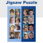 Puzzle 16 photo collage clair et bleu foncé<br><div class="desc">Combinez vos souvenirs préférés avec ce puzzle personnalisé de 16 photos ! Parfait pour les soirées de jeux en famille, ce puzzle personnalisé met en valeur vos clichés préférés dans une impression dynamique et de haute qualité. Que ce soit des moments de vacances, des masques ou des moments marquants, chaque...</div>