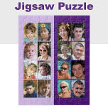 Puzzle 16 photo collage clair et violet foncé<br><div class="desc">Combinez vos souvenirs préférés avec ce puzzle personnalisé de 16 photos ! Parfait pour les soirées de jeux en famille, ce puzzle personnalisé met en valeur vos clichés préférés dans une impression dynamique et de haute qualité. Que ce soit des moments de vacances, des masques ou des moments marquants, chaque...</div>