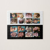 Puzzle 16 photo collage noir et blanc (Horizontal)