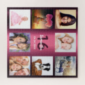 Puzzle 16e anniversaire sucré 16 photo collage fille viol (Horizontal)
