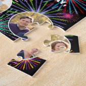 Puzzle 17e anniversaire : Arc en ciel amusant #, Nom pers (Côté)