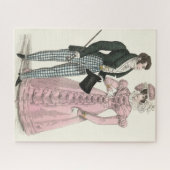 Puzzle 1823 Antique Homme Mariage Femme Mode (Horizontal)