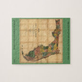 Puzzle 1856 Carte de l'État de Floride par Columbus Drew (Horizontal)