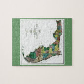 Puzzle 1856 Carte de l'État de Floride par Columbus Drew (Horizontal)