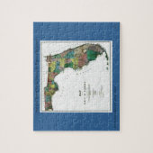 Puzzle 1856 Carte de l'État de Floride par Columbus Drew (Vertical)