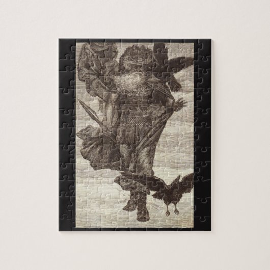 Puzzle 1871 Odin, Dieu des norses de la sagesse (Vertical)