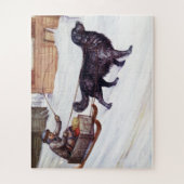 PUZZLE "1890 LE CHIEN DE TERRE-NEUVE" (Vertical)