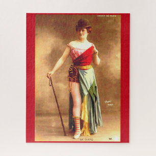 Puzzle 1890s De Clercq artiste au Casino de Paris