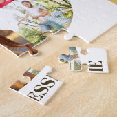 Puzzle 18e anniversaire Collage photo Neutre Numéro 18 (Côté)