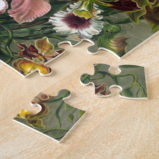 Puzzle 1904 formes d'art d'orchidées de copie de nature (Côté)