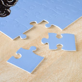 Puzzle 1906 silhouettes mère, fils et fille (Côté)