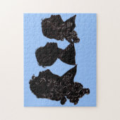 Puzzle 1906 silhouettes mère, fils et fille (Vertical)