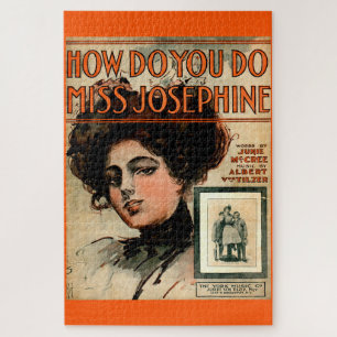 Puzzle 1909 Comment faire Mlle Josephine partition