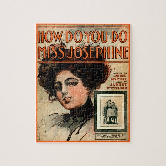 Puzzle 1909 Comment faire Mlle Josephine partition (Vertical)