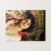 Puzzle 1909 jolie dame Biscuits Lefevre-Utile (Horizontal)