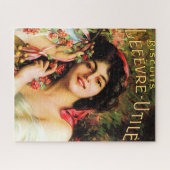 Puzzle 1909 jolie dame Biscuits Lefevre-Utile (Horizontal)