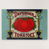 Puzzle 1910s Defender marque tomates étiquette (Horizontal)