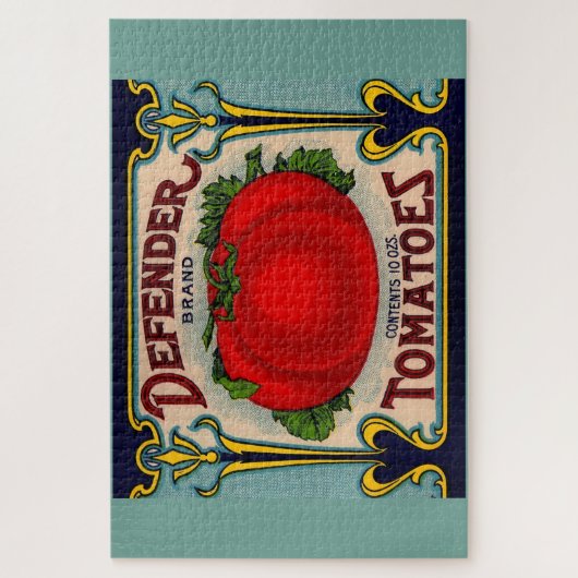 Puzzle 1910s Defender marque tomates étiquette (Vertical)