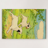 Puzzle 1914 deux chiens en course (Horizontal)