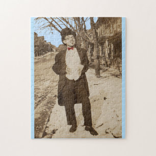 Puzzle 1920 photo vernaculaire classe jeune homme