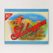Puzzle 1920s Sheboygan cigar label (Horizontal)