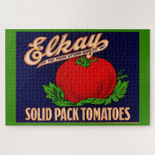 Puzzle 1930 Elkay Solid Pack Tomates peut étiquette (Horizontal)