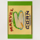 Puzzle 1930 Marvel étiquette de maïs en conserve (Vertical)