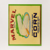 Puzzle 1930 Marvel étiquette de maïs en conserve (Vertical)