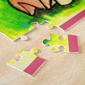 Puzzle 1930s mama kitty and baby kitty visit pig (Côté)