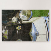 Puzzle 1934 Riley 9 Lynx Tourer à la cathédrale de Wells (Horizontal)