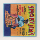 Puzzle 1940 Smoky Jim's sweet potato crate étiquette (Horizontal)