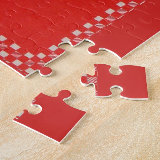 Puzzle 1950s Scottie dog in red (Côté)