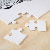 Puzzle 1955 Chevy Bel Air Bleu et Blanc Deux Tons (Côté)