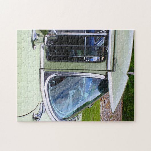 Puzzle 1956 Classic Car Windshield, Vent Window, & Visor (Horizontal)
