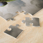 Puzzle 1967 Pontiac GTO et drapeau américain (Côté)