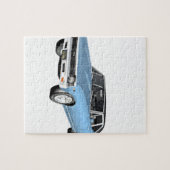 Puzzle 1968 voitures bleu-clair de muscle (Horizontal)