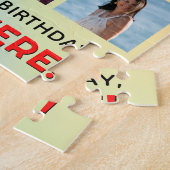 Puzzle 19e anniversaire : Arc en ciel amusant #, Nom pers (Côté)