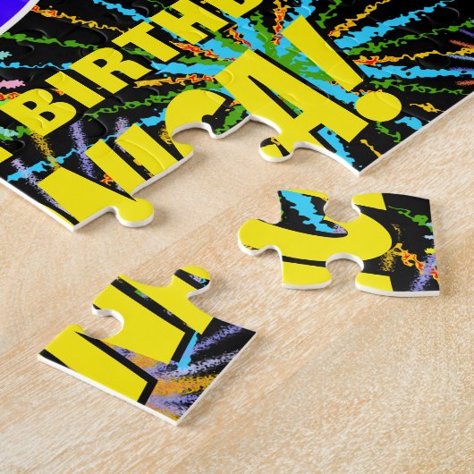 Puzzle 19e anniversaire : Feu d'artifice festif amusant e (Côté)
