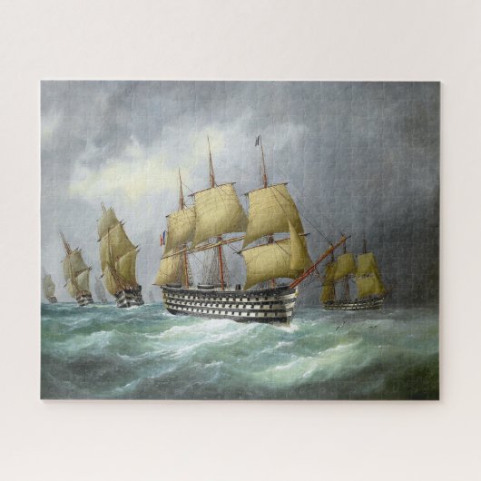 Puzzle 1er cuirassés à vapeur 1884 (Horizontal)