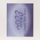 Puzzle 2023 en violet (Vertical)