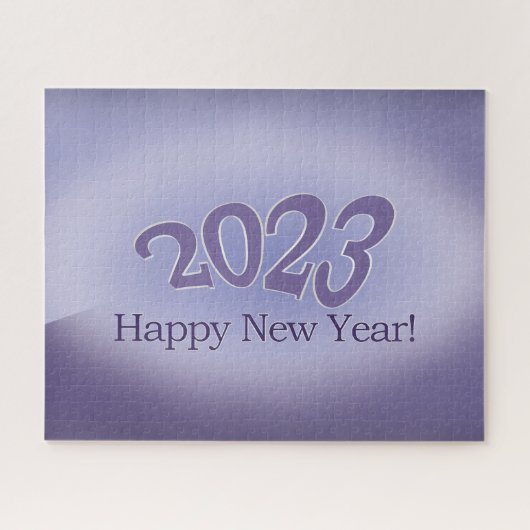 Puzzle 2023 en violet (Horizontal)