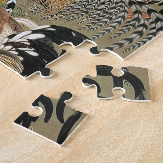 Puzzle 20. 群鶏図, troupeau de 若冲 des coqs, Jakuchu, art du (Côté)