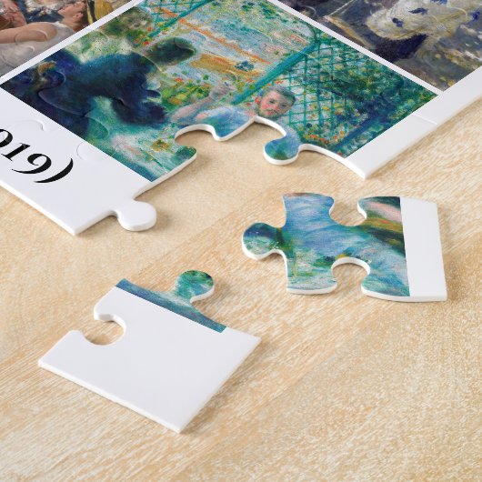 Puzzle 20 Peintures de Pierre Auguste Renoir (Côté)