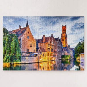 Puzzle, 20 x 30 inch, 1014 stuks Brugge Legpuzzel