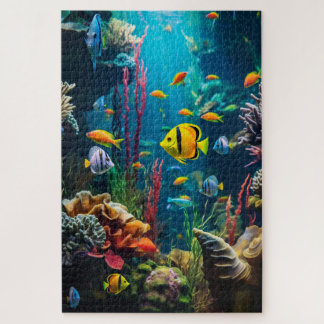 Puzzle 20" x 30" Magnifique Sous-Marin Exotique